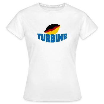 Turbine - T-shirt Femme - blanc - Devant - AI Model Female 172 dark (172cm)
