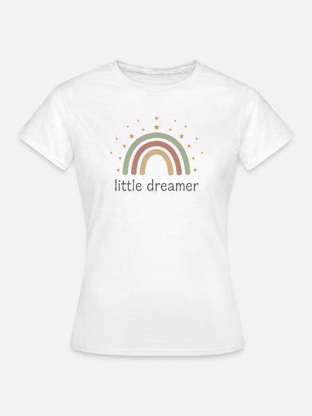 Kleiner Träumer-Regenbogenbogen - Frauen T-Shirt - Weiß
