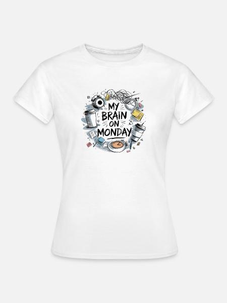 Chaotische Skizze - Frauen T-Shirt - Weiß