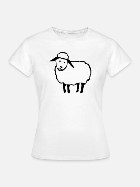 Schaf - Frauen T-Shirt - Weiß