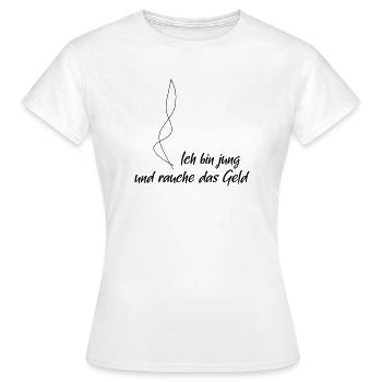 Je suis jeune - T-shirt Femme - blanc - Devant - AI Model Female 172 dark (172cm)