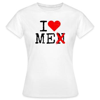 Je m’aime Hommes Je m’aime S’aime S’aime Femmes - T-shirt Femme - blanc - Devant - AI Model Female 172 dark (172cm)