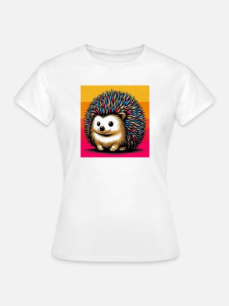 Igel - Frauen T-Shirt - Weiß