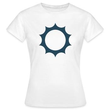 « L’énergie solaire – un avenir propre » - T-shirt Femme - blanc - Devant - AI Model Female 172 dark (172cm)
