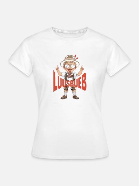 Luusbueb - Frauen T-Shirt - Weiß