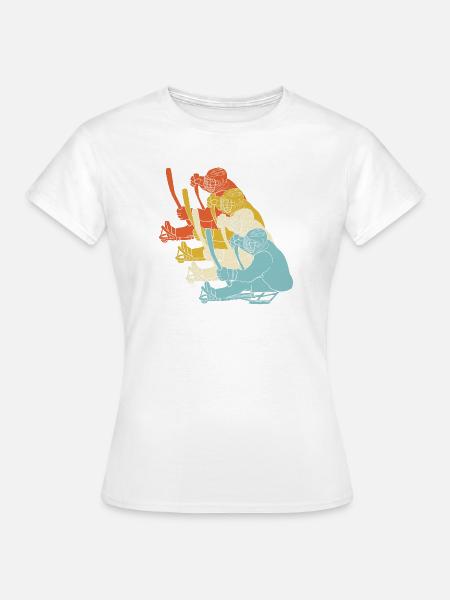 Para Handicap Eishockey - Frauen T-Shirt - Weiß