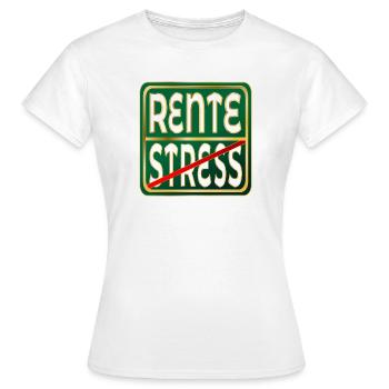 Adieu Pension de stress - T-shirt Femme - blanc - Devant - AI Model Female 172 dark (172cm)