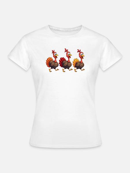 Thanksgiving Truthahn Baby - Frauen T-Shirt - Weiß