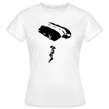parachute - Women's T-Shirt - white - Front - AI Model Female 172 dark (172cm)