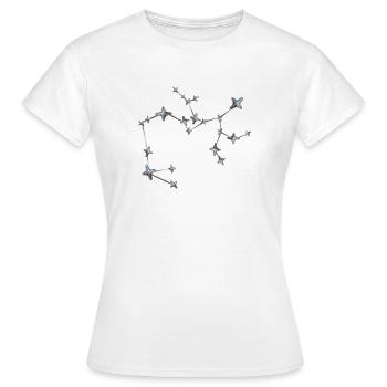 Kettenstern Konstellation - Frauen T-Shirt - Weiß - Vorne - AI Model Female 172 dark (172cm)