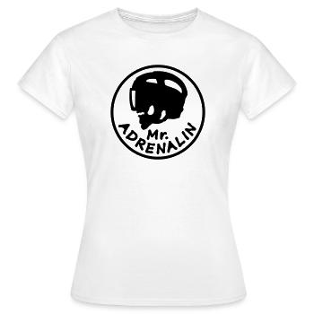 M. Adrenalin Hockey sur glace - T-shirt Femme - blanc - Devant - AI Model Female 172 dark (172cm)