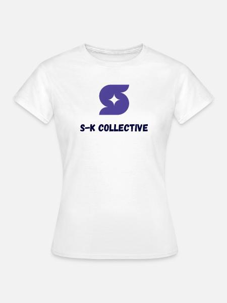 S- K Kollektives Logo - Frauen T-Shirt - Weiß