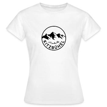 Kitzbühel - Création de souvenirs - T-shirt Femme - blanc - Devant - AI Model Female 172 dark (172cm)
