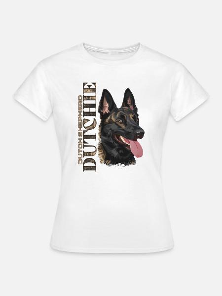 Dutchie - Holländischer Schäferhund - Frauen T-Shirt - Weiß