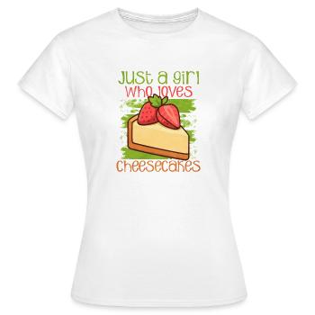 Gâteau - T-shirt Femme - blanc - Devant - AI Model Female 172 dark (172cm)