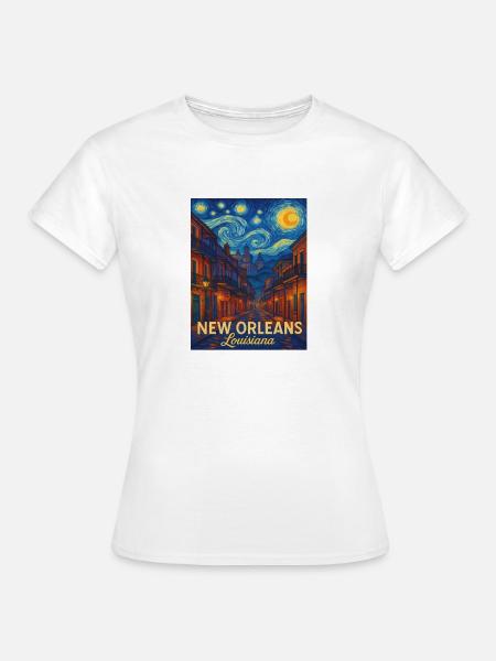 New Orleans Louisiana - Frauen T-Shirt - Weiß