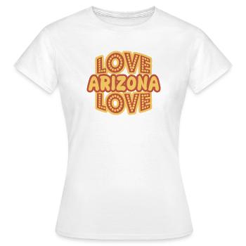 Arizona - T-shirt Femme - blanc - Devant - AI Model Female 172 dark (172cm)