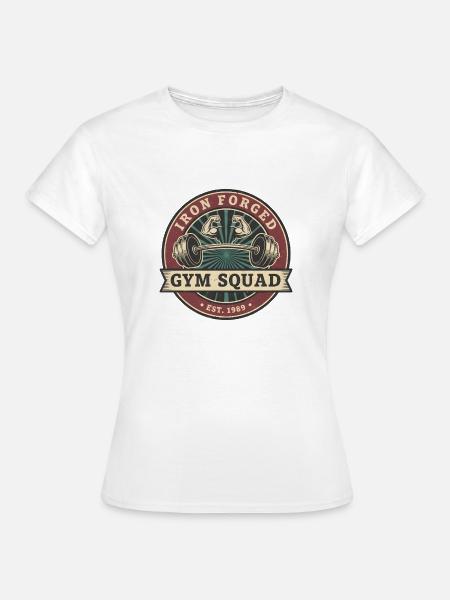 Gym Squad - Frauen T-Shirt - Weiß