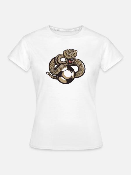 Kobra Fußball - Frauen T-Shirt - Weiß