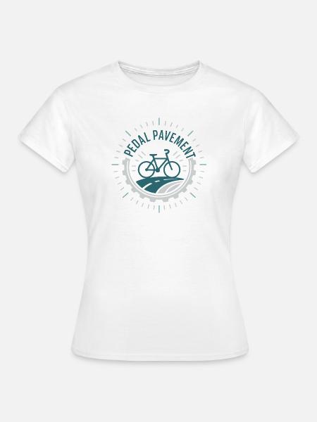 Pedal Pavement - Frauen T-Shirt - Weiß