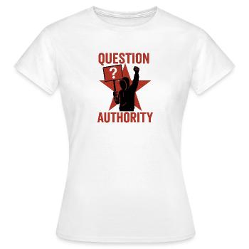 Question Puissance - T-shirt Femme - blanc - Devant - AI Model Female 172 dark (172cm)
