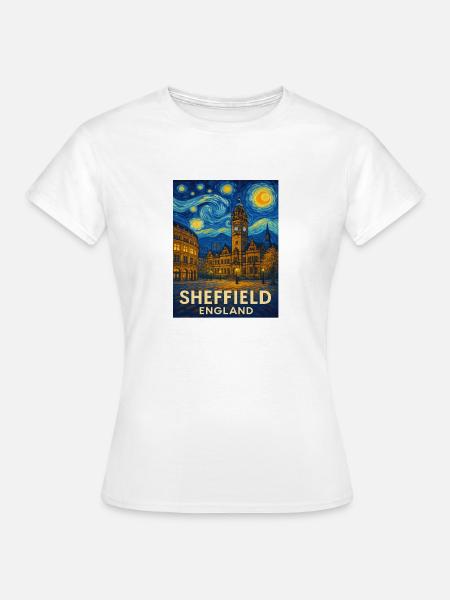 Sheffield England - Frauen T-Shirt - Weiß