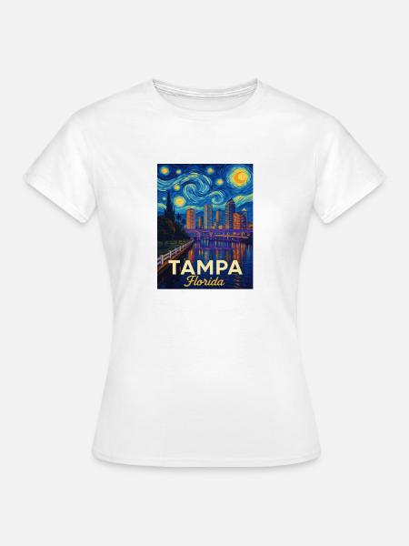 Tampa Florida - Frauen T-Shirt - Weiß