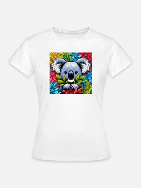 Koala - Frauen T-Shirt - Weiß