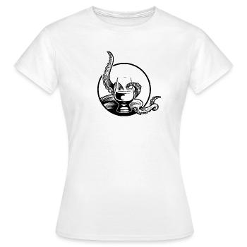 Tentakel weg von meinem Dram! - Frauen T-Shirt - Weiß - Vorne - AI Model Female 172 dark (172cm)