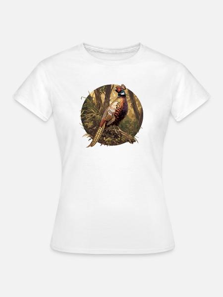 Fasane Fasan - Frauen T-Shirt - Weiß