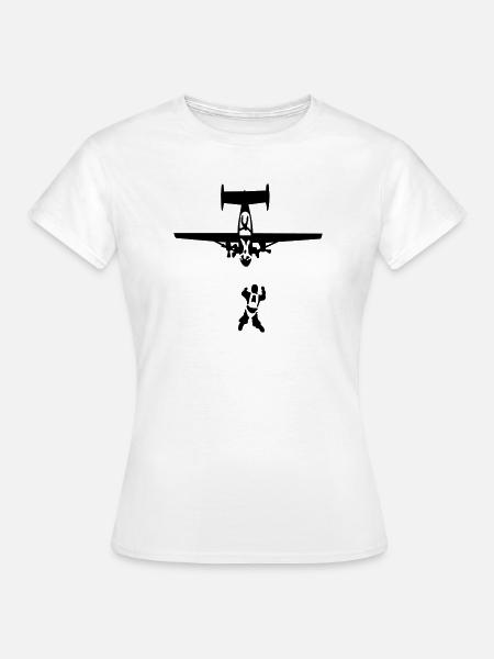 Skydiving - Frauen T-Shirt - Weiß