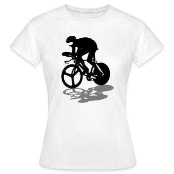 Coureur - T-shirt Femme - blanc - Devant - AI Model Female 172 dark (172cm)