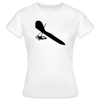 Drachenflieger - Frauen T-Shirt - Weiß - Vorne - AI Model Female 172 dark (172cm)