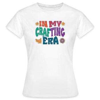 À l’époque de l’artisanat - T-shirt Femme - blanc - Devant - AI Model Female 172 dark (172cm)