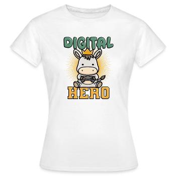 Jeux vidéo - T-shirt Femme - blanc - Devant - AI Model Female 172 dark (172cm)