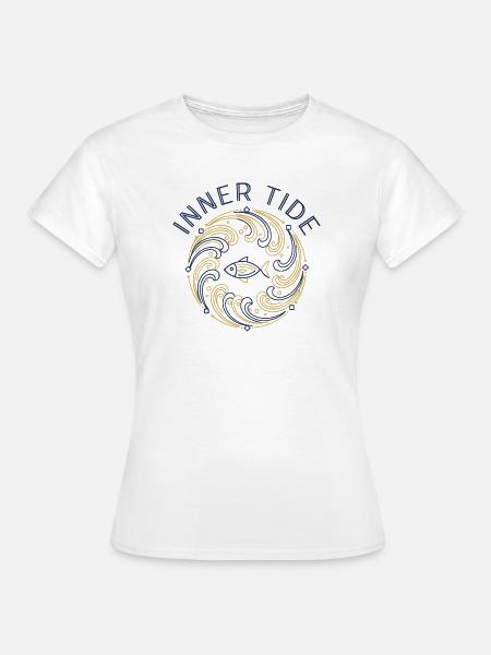 Innerer Gezeitenfluss - Frauen T-Shirt - Weiß