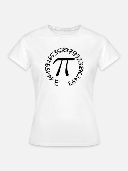 Pi - Frauen T-Shirt - Weiß