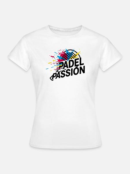 Padel-Leidenschaft - Frauen T-Shirt - Weiß