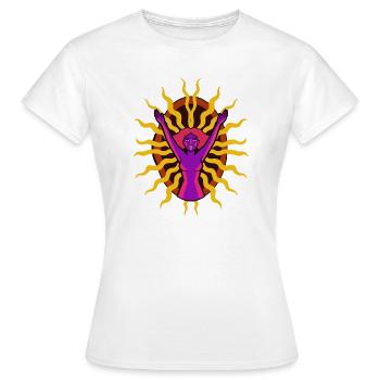 Femme rayonnante - T-shirt Femme - blanc - Devant - AI Model Female 172 dark (172cm)