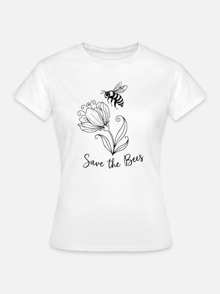 Rettet die Bienen - Frauen T-Shirt - Weiß