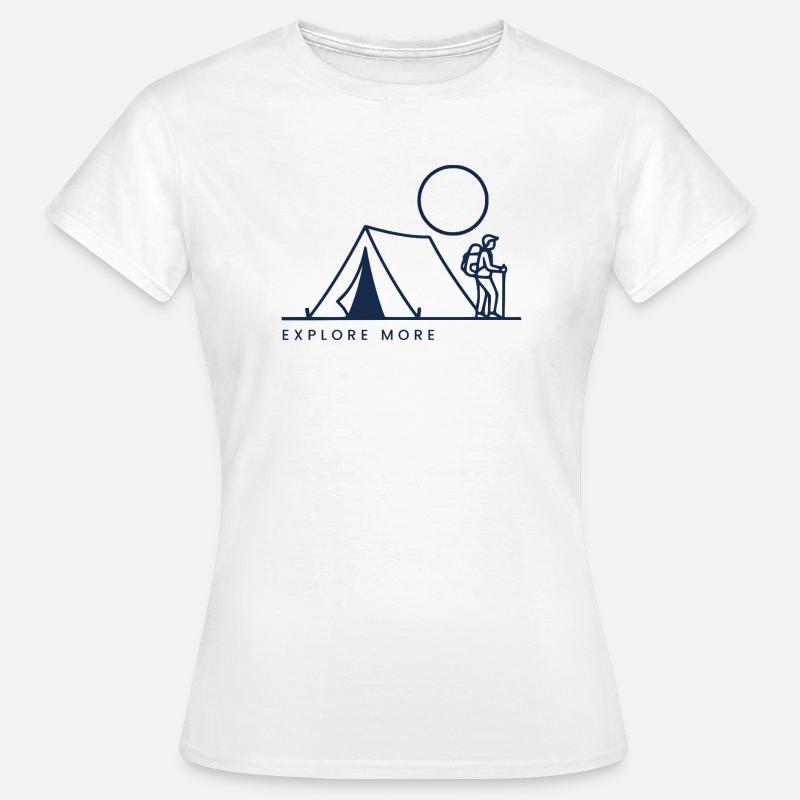 Explore more - Women's T-Shirt - white