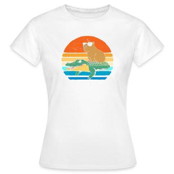 Bon anniversaire - T-shirt Femme - blanc - Devant - AI Model Female 172 dark (172cm)