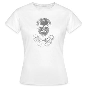 Rêve éveillé d’Aristote - T-shirt Femme - blanc - Devant - AI Model Female 172 dark (172cm)