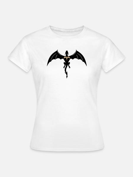 Vierter Flügeldrache - Frauen T-Shirt - Weiß