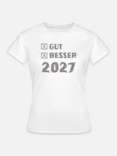 2027 - Frauen T-Shirt - Weiß