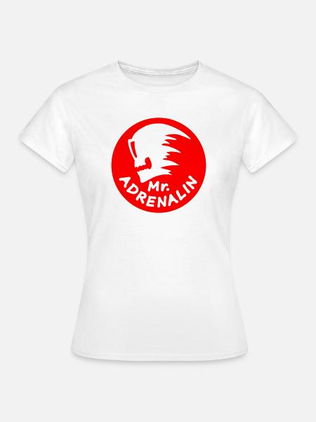 Extremsport Mr. Adrenalin - Frauen T-Shirt - Weiß