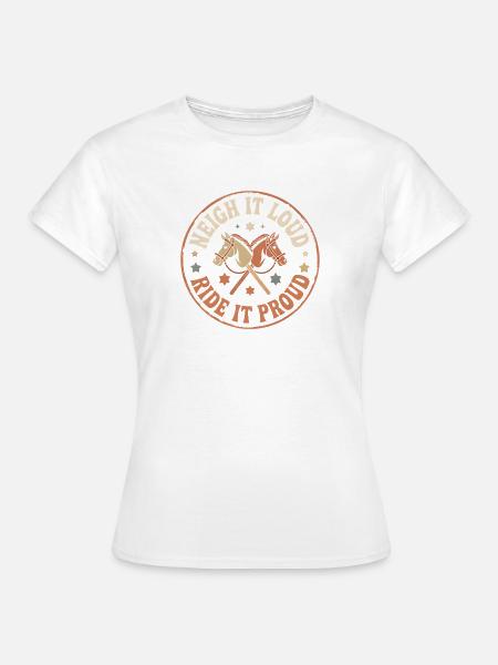 Hobby Horsing - Frauen T-Shirt - Weiß