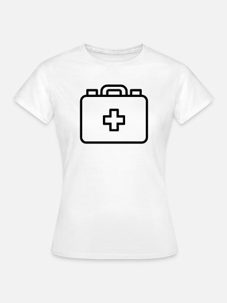 Erste-Hilfe-Set - Frauen T-Shirt - Weiß