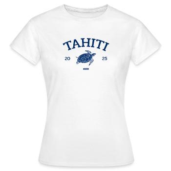 Tahiti - Turtle - French Polynesia - Schildkröte - Women's T-Shirt - white - Front - AI Model Female 172 dark (172cm)