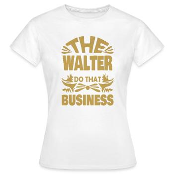 Walter - Frauen T-Shirt - Weiß - Vorne - AI Model Female 172 dark (172cm)